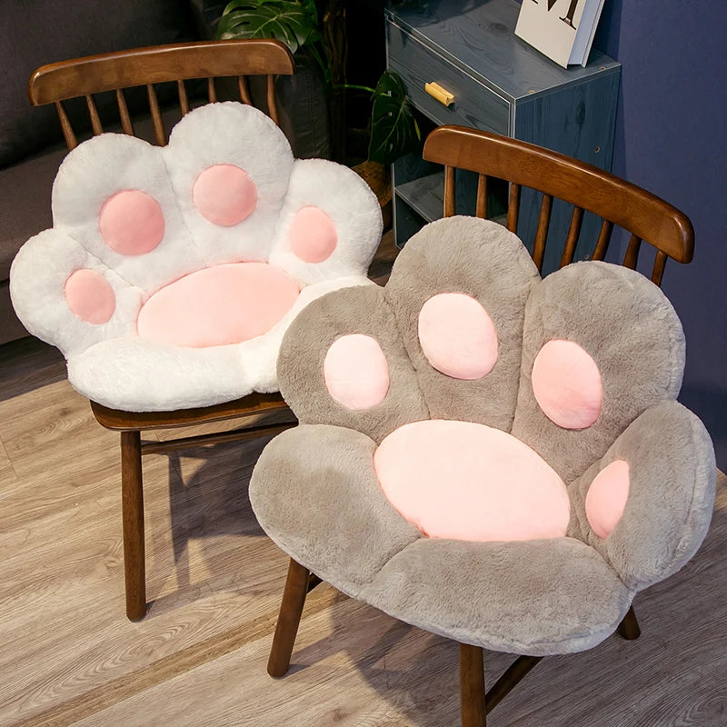 Tapis coussin peluche patte d'ours 70cm – Douceur cocooning