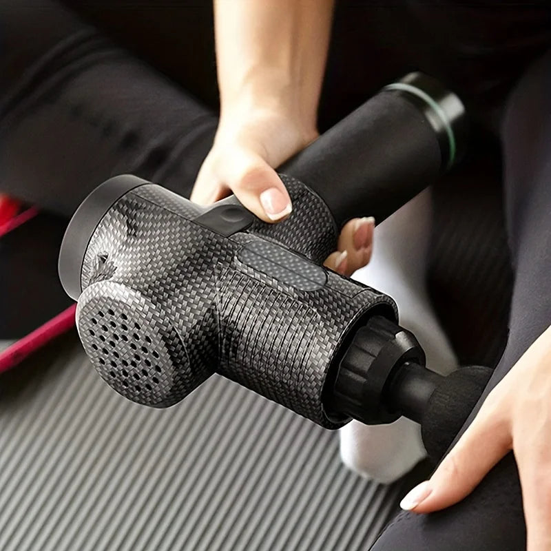 Pistolet de massage fascia professionnel – 30 niveaux, réduction bruit, homme femme