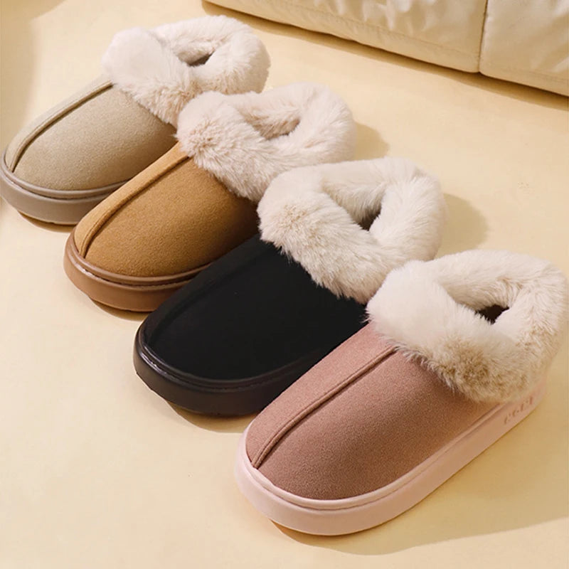 Bottes fourrées d'intérieur femme - Confort douillet hiver