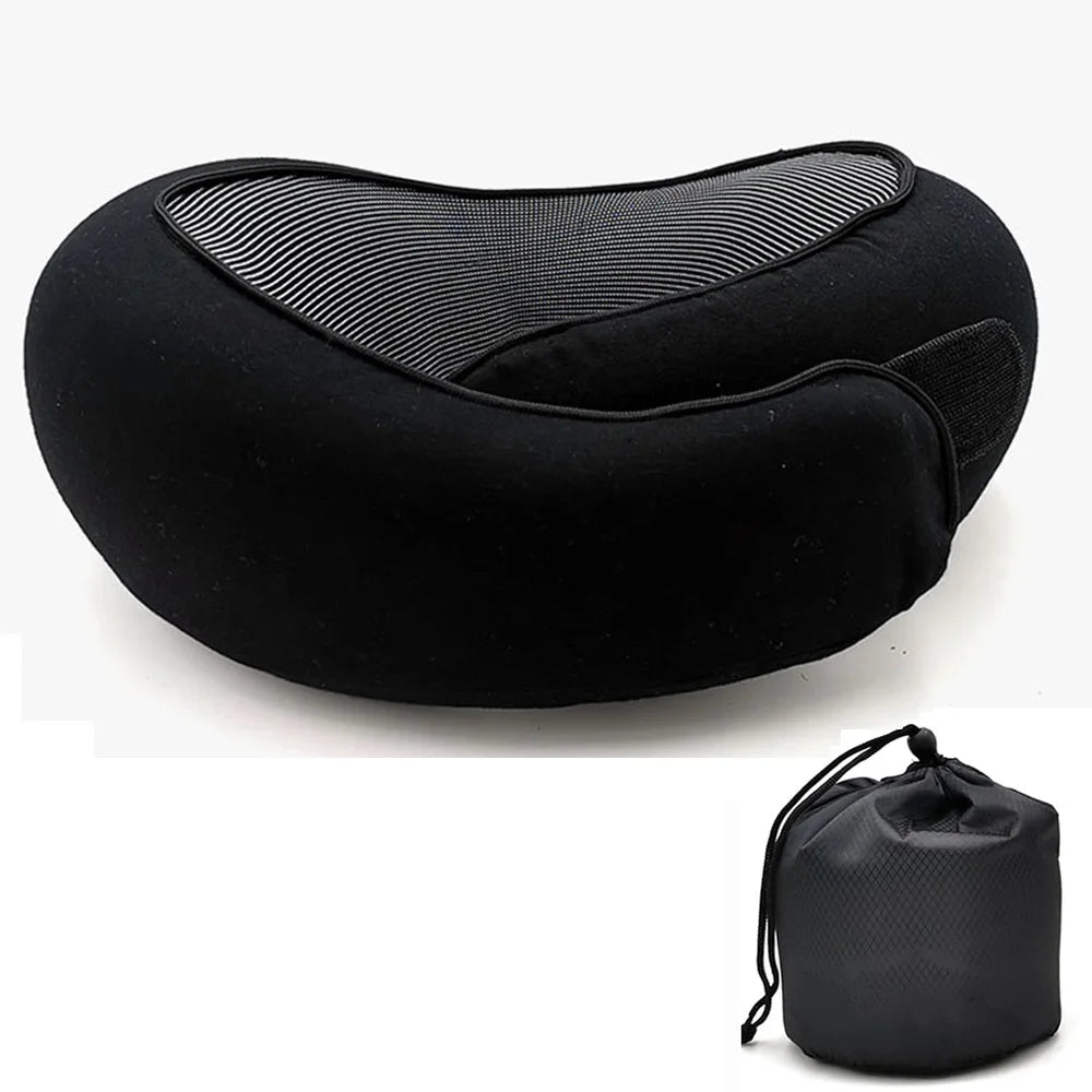 Coussin de voyage ajustable en mousse à mémoire de forme