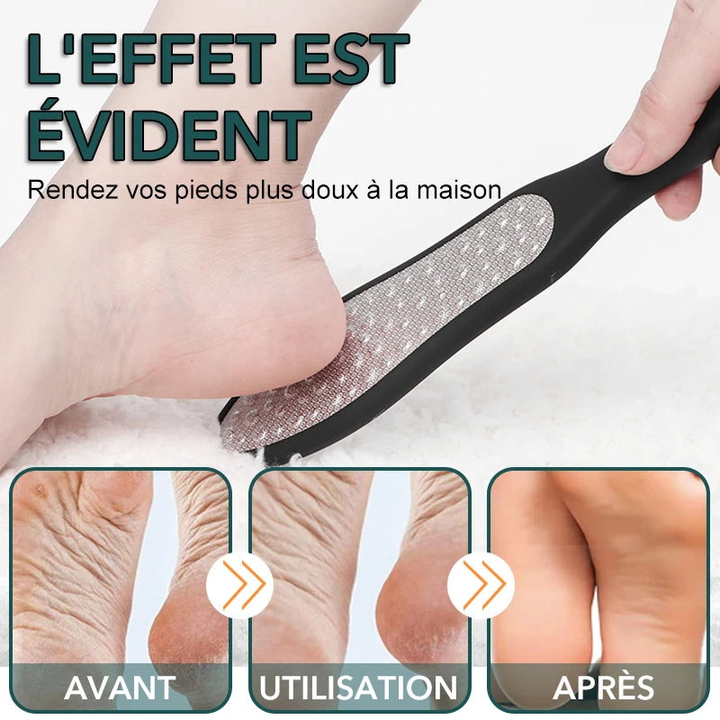 Râpe pédicure double face – Pour des pieds doux, lisses et sans callosités
