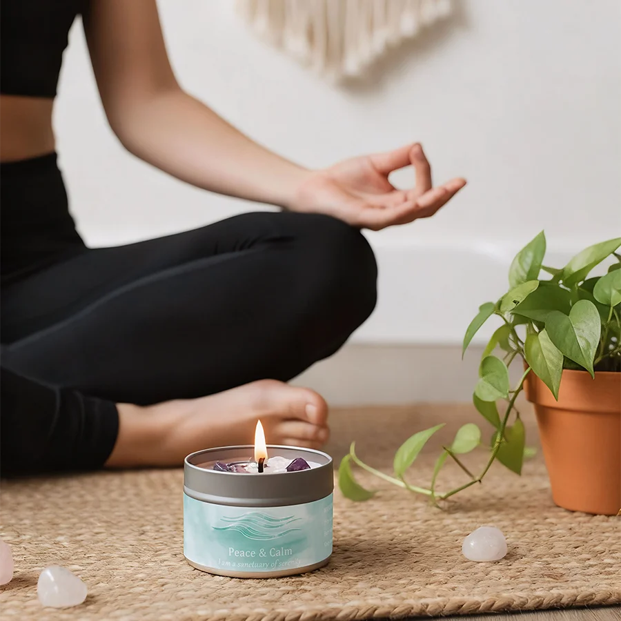 Bougie parfumée lavande camomille - Bien-être et relaxation