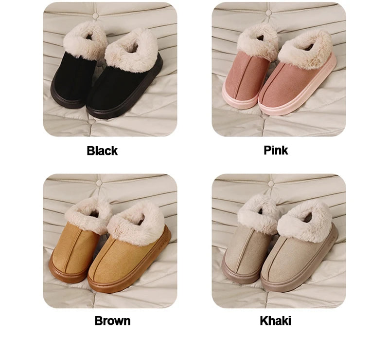 Bottes fourrées d'intérieur femme - Confort douillet hiver