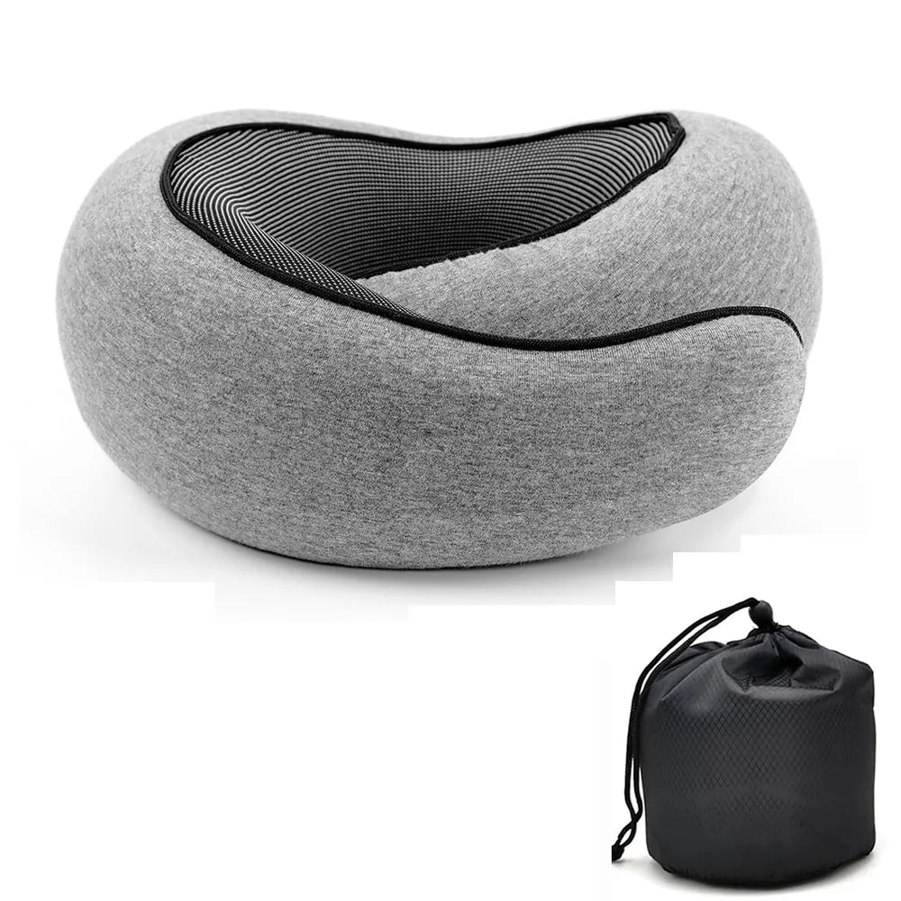 Coussin de voyage ajustable en mousse à mémoire de forme