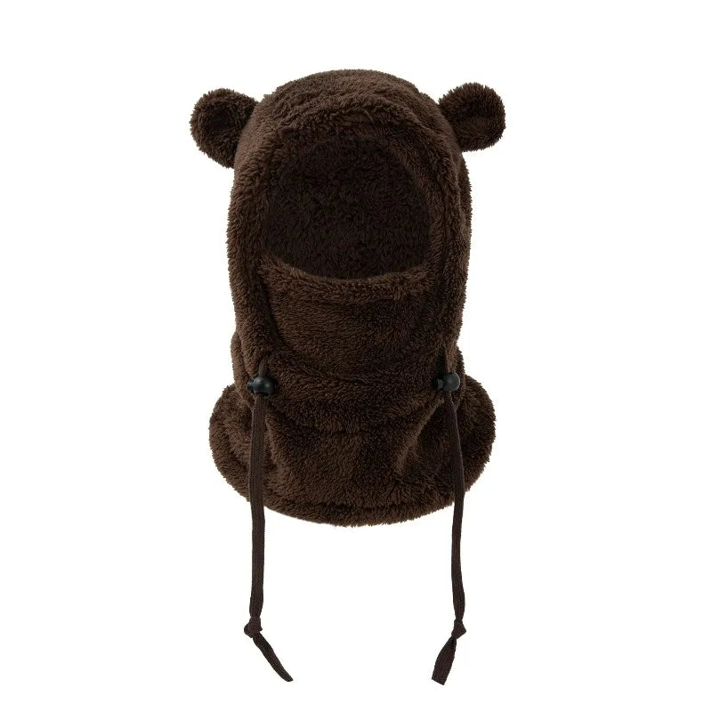 Bonnet Cagoule Enfant 2-en-1 – Protection Oreilles et Coupe-Vent, Coton Tricoté, 3–10 ans