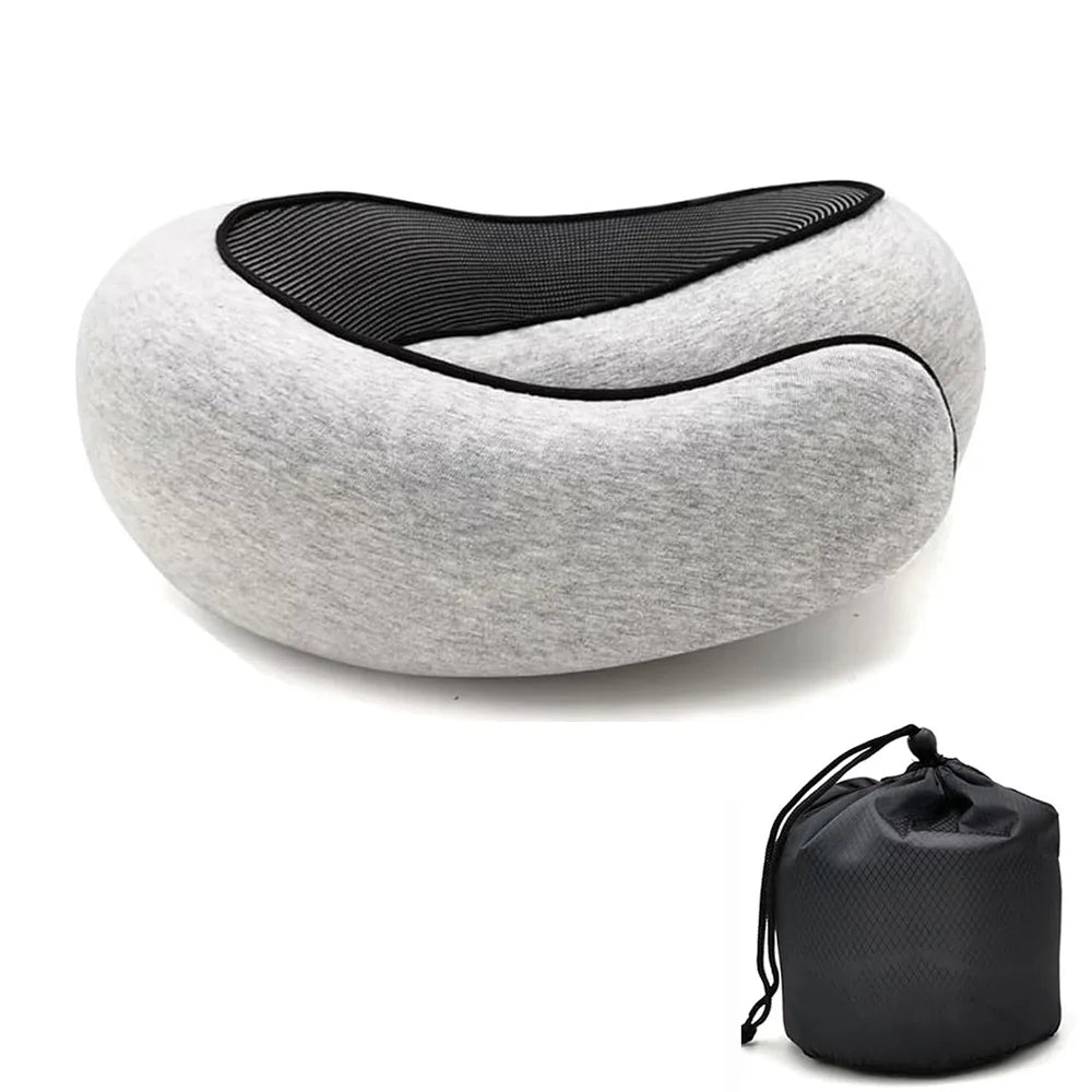 Coussin de voyage ajustable en mousse à mémoire de forme