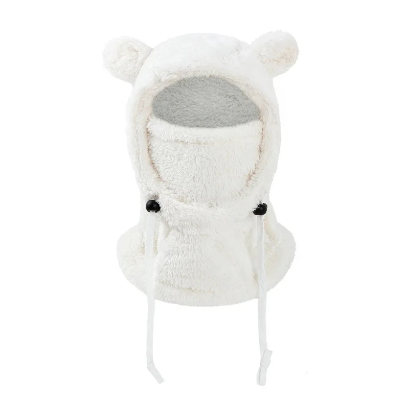 Bonnet Cagoule Enfant 2-en-1 – Protection Oreilles et Coupe-Vent, Coton Tricoté, 3–10 ans