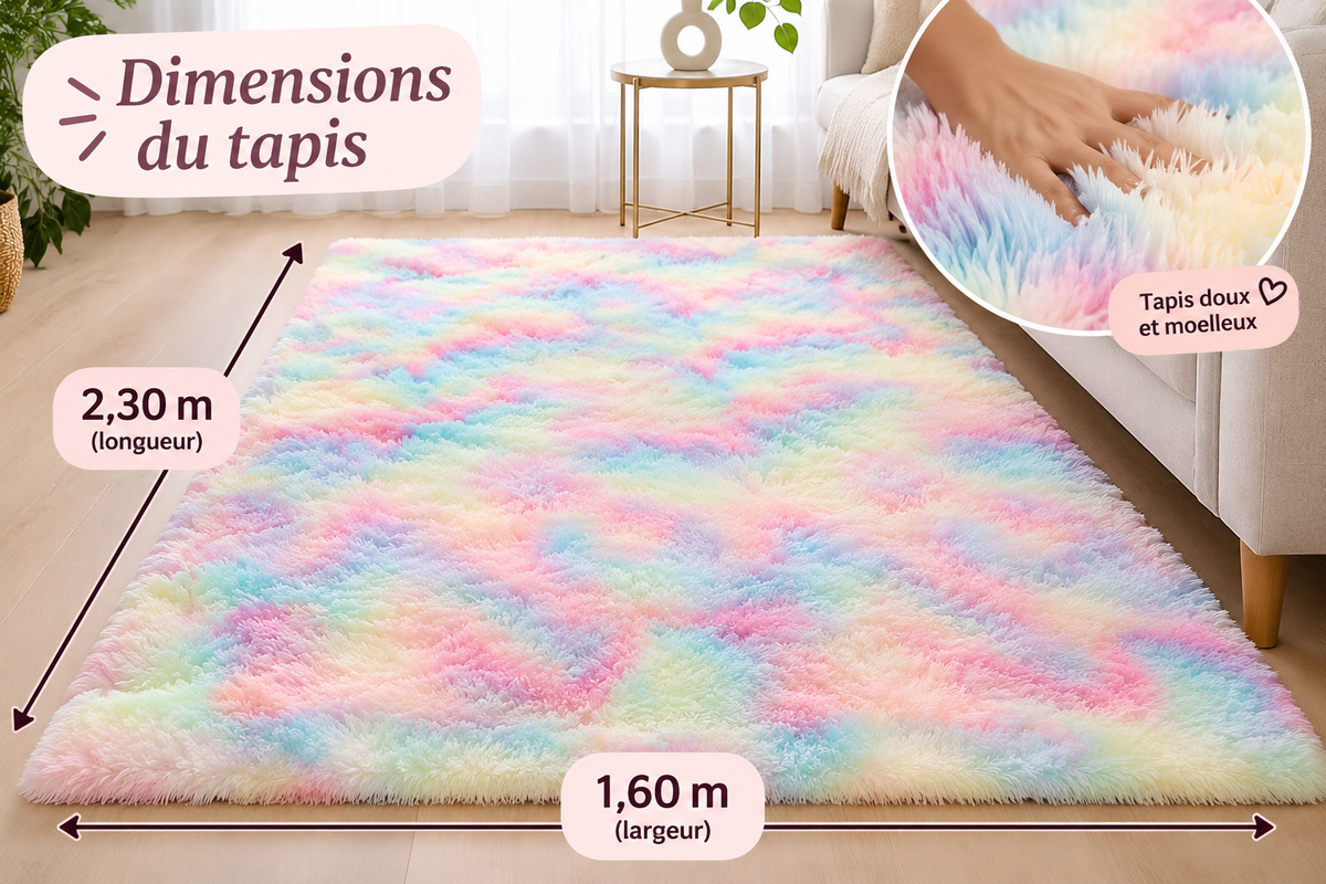 Tapis ultra doux antidérapant – vue 4