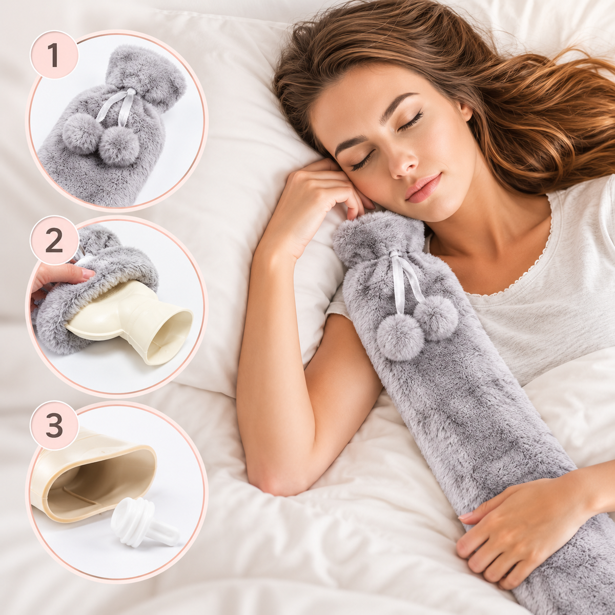 Bouillotte extra longue et douce – vue 4