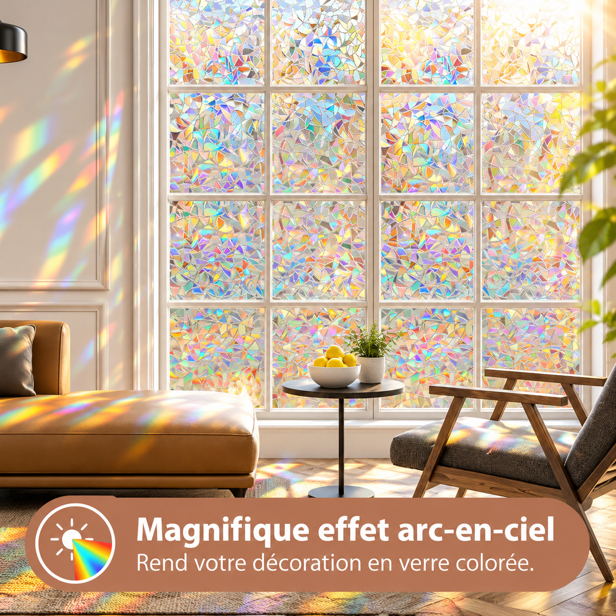 Film occultant effet arc-en-ciel – vue 2