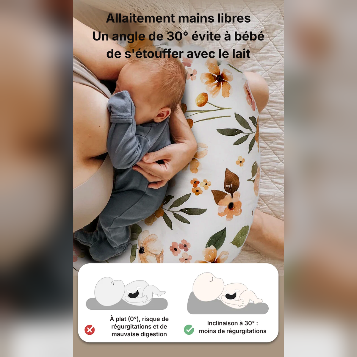 Coussin d'allaitement en U – vue 5