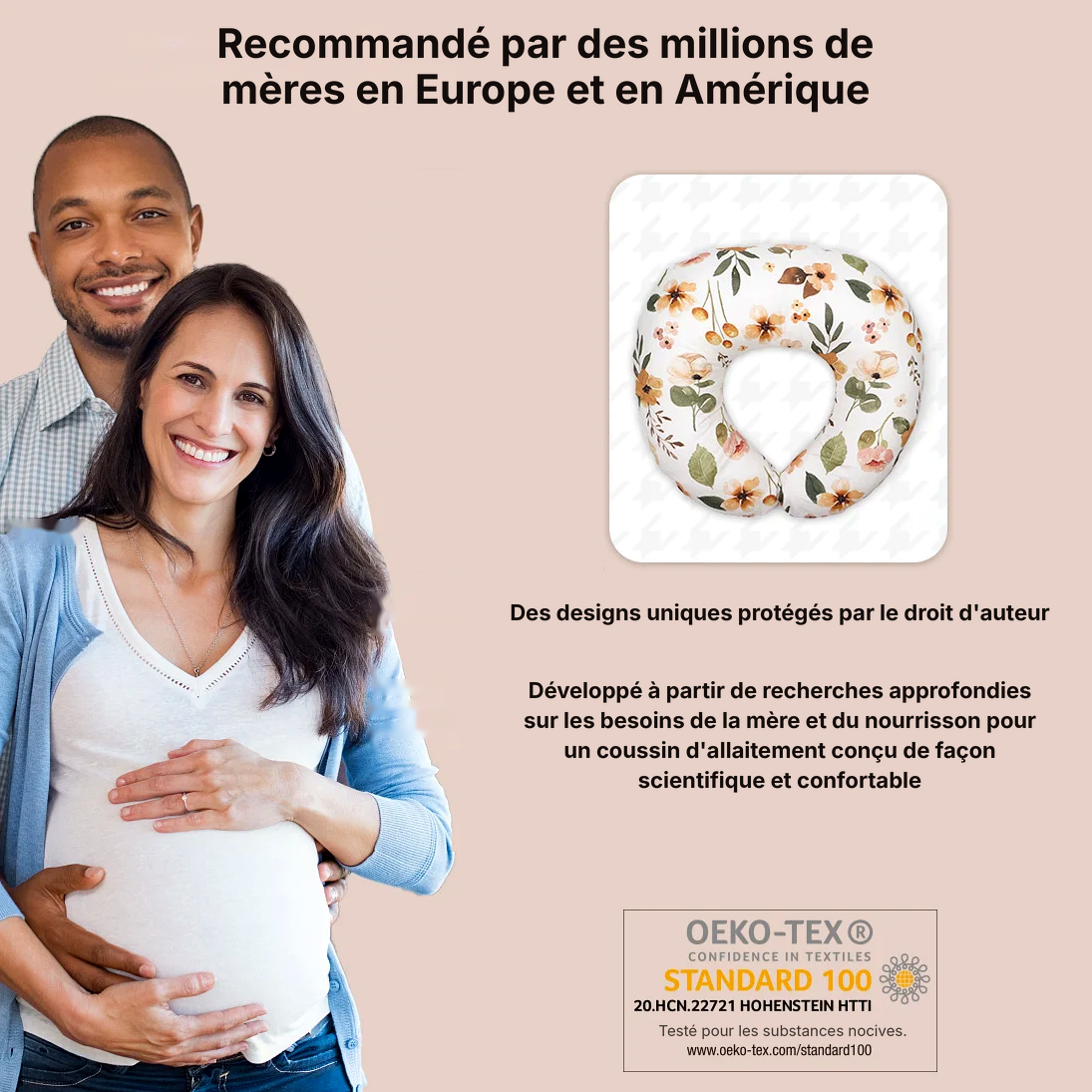 Coussin d'allaitement en U – vue 6