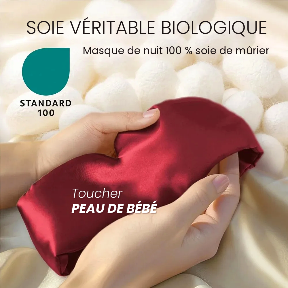 Masque de sommeil soie mulberry – vue 6