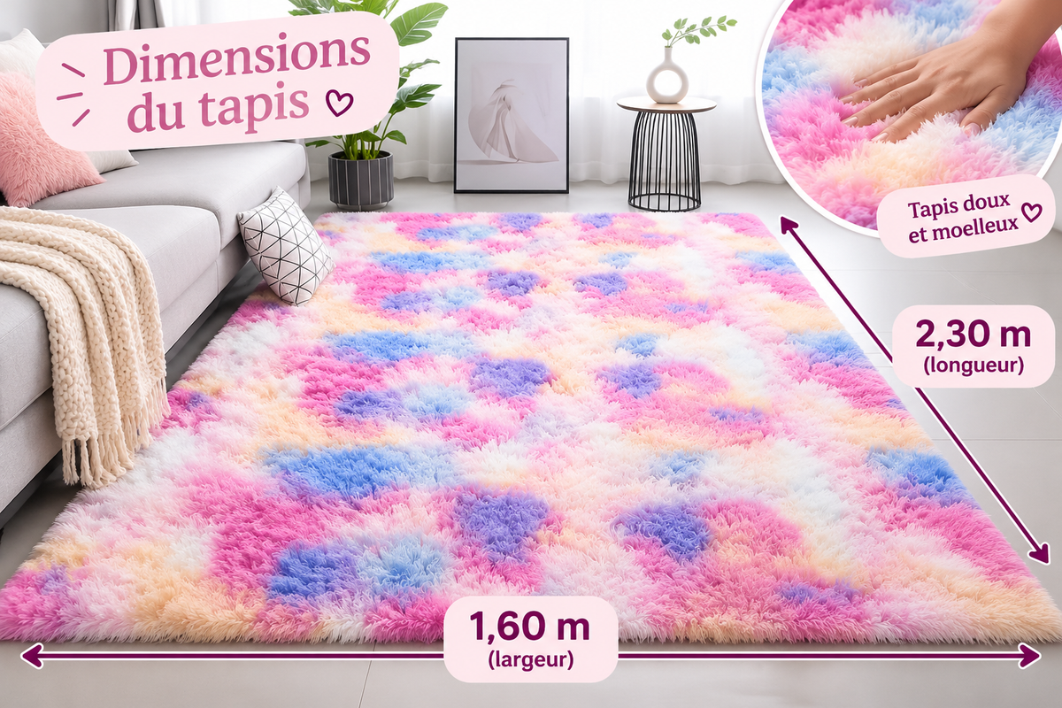 Tapis ultra doux antidérapant – vue 6